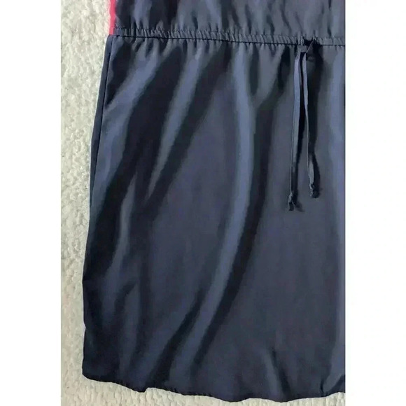 Gap Rome Summer Dress Sleeveless Adjustable Waist Color Block Lightweight Size L - Picture 2 of 9